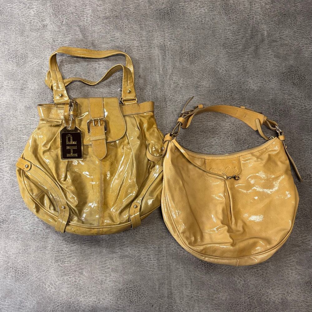 Dooney & Bourke Yellow Patent Purse Bundle of 2